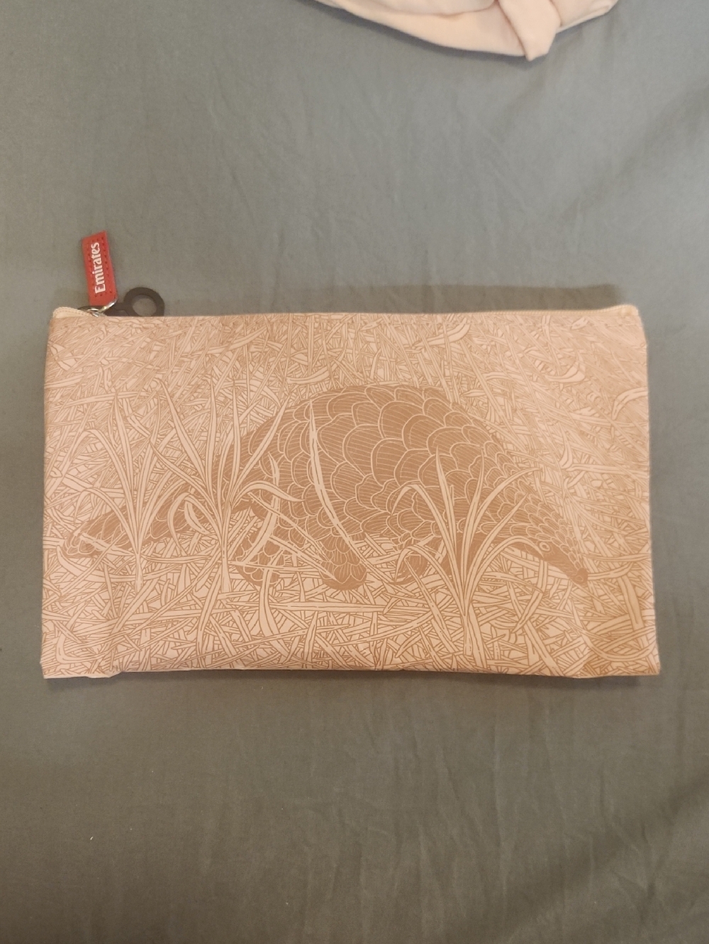 Emirates toiletries Pouch with Pangolin